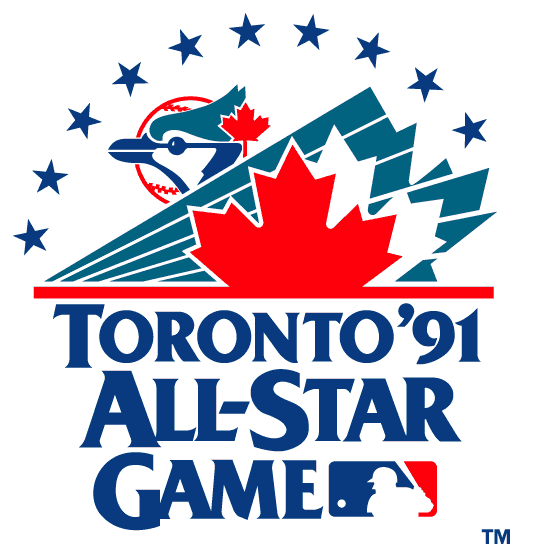 MLB All-Star Game 1991 Primary Logo iron on transfers for T-shirts